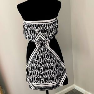 Black and white dress